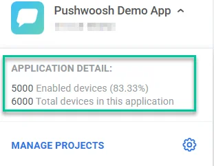 프로젝트 관리 진입점이 있는 프로젝트 목록
