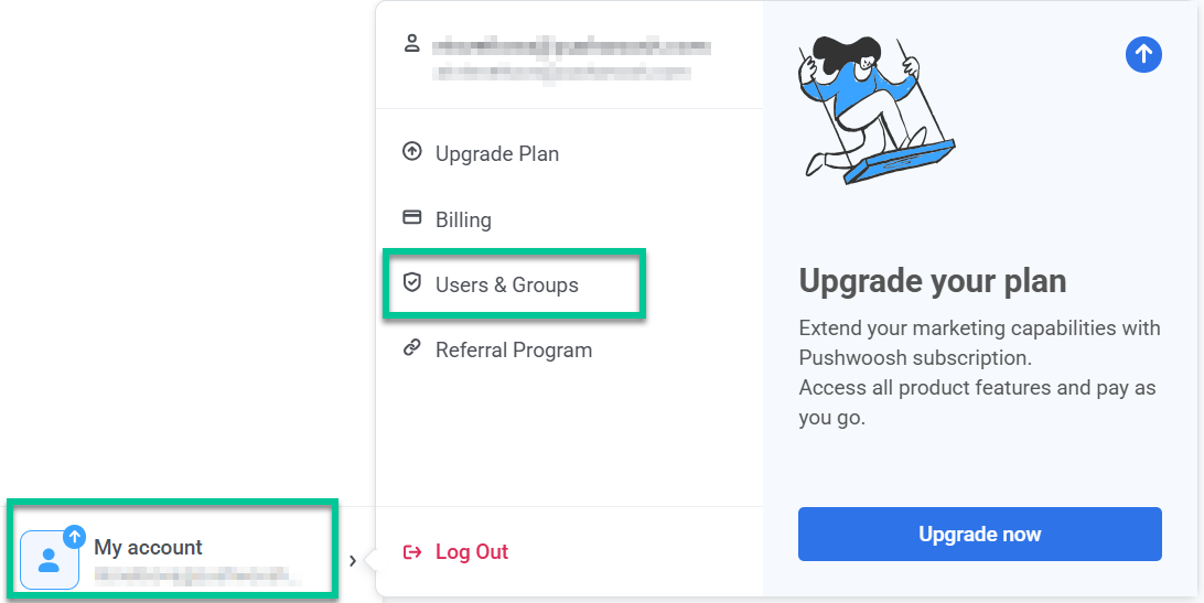 Manage users