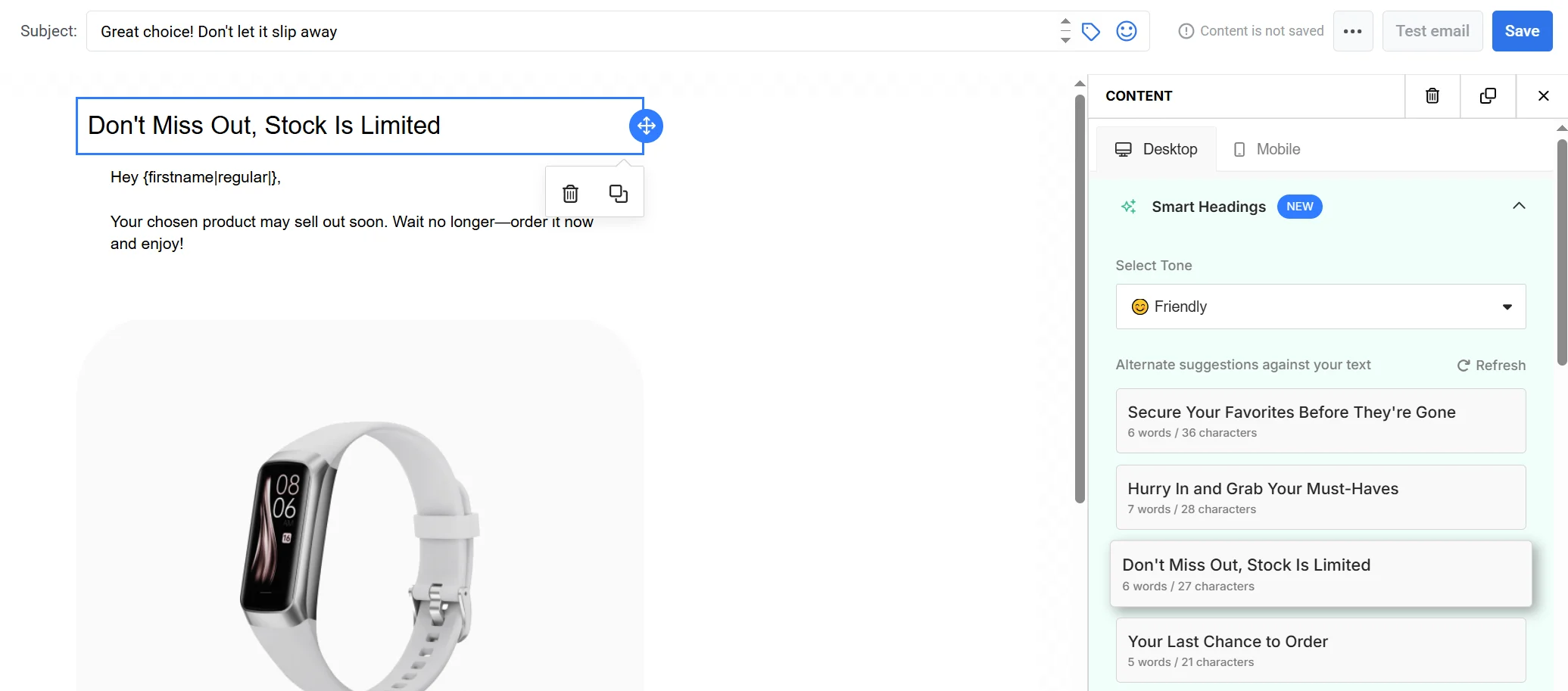 Encabezado de IA listo