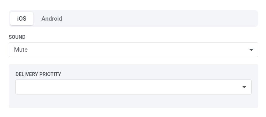 iOS notification settings
