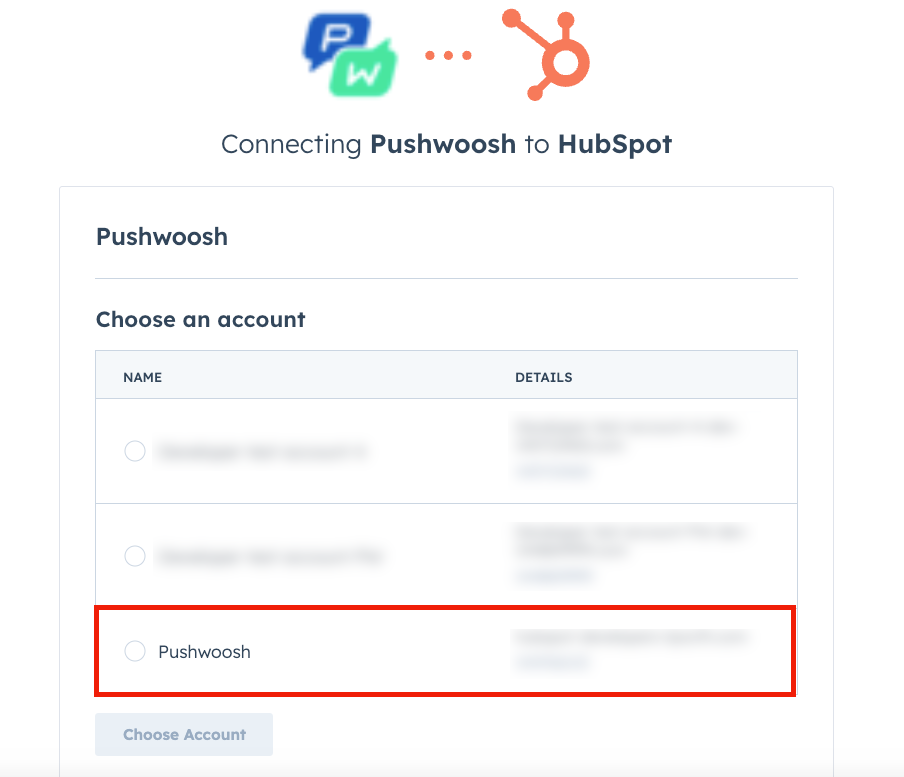 Add Pushwoosh integration to Hubspot