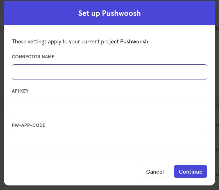 Mixpanel में Pushwoosh इंटीग्रेशन कनेक्ट करना