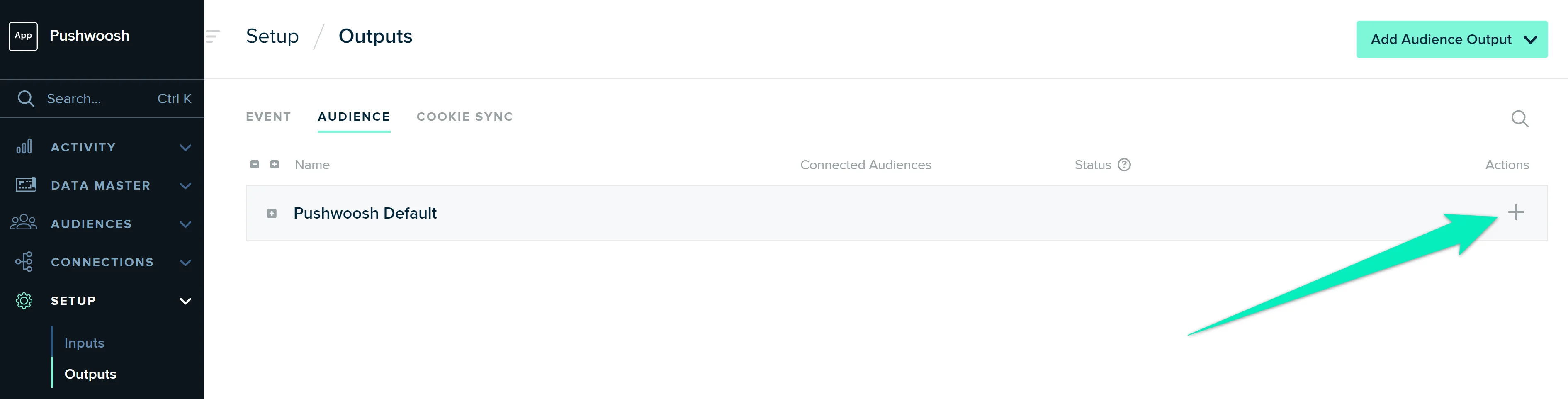 mParticle में ऑडियंस टैब कॉन्फ़िगरेशन