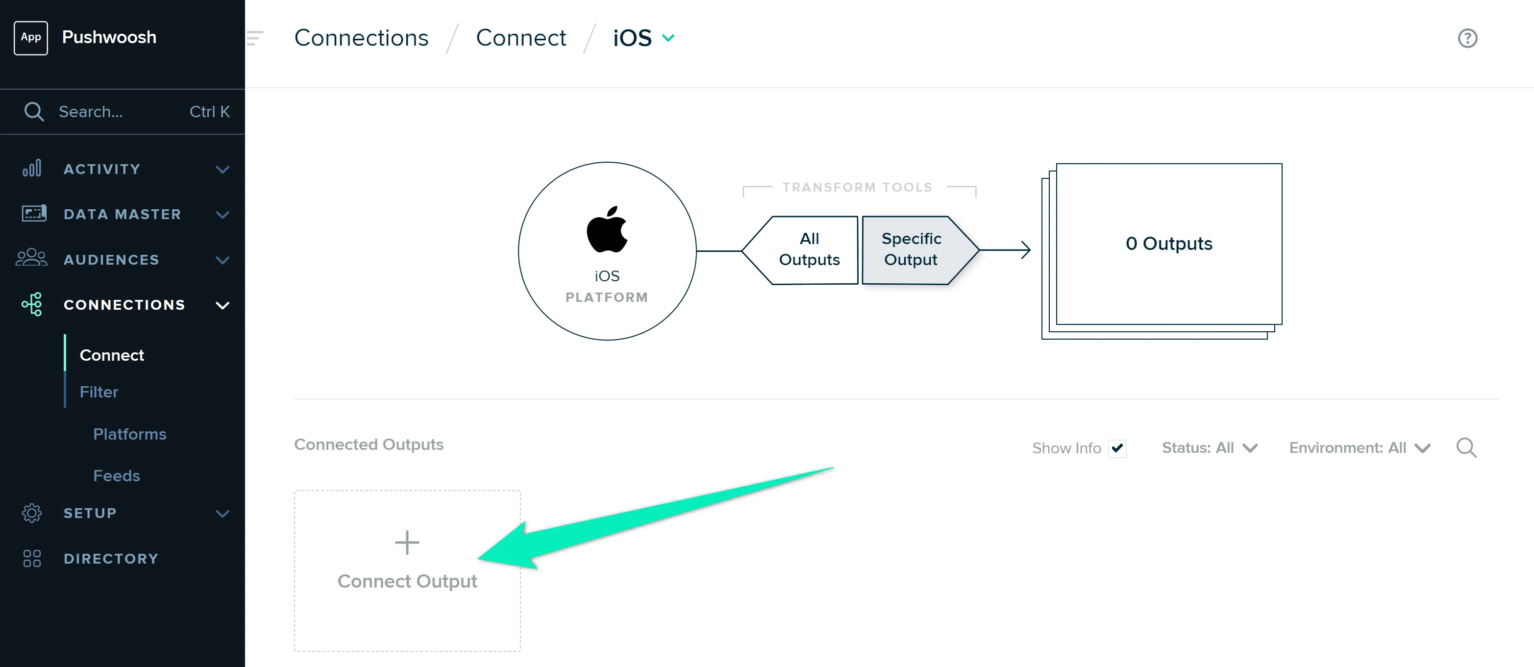 mParticle में Pushwoosh आउटपुट कनेक्ट करना