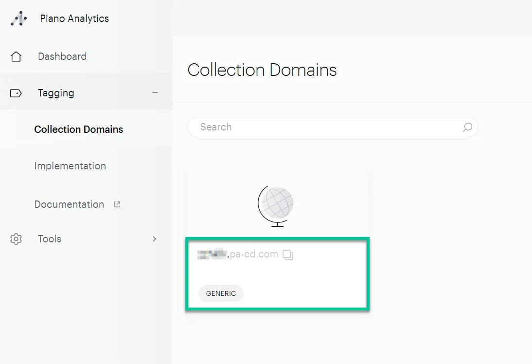 إعدادات نطاق الجمع في Piano