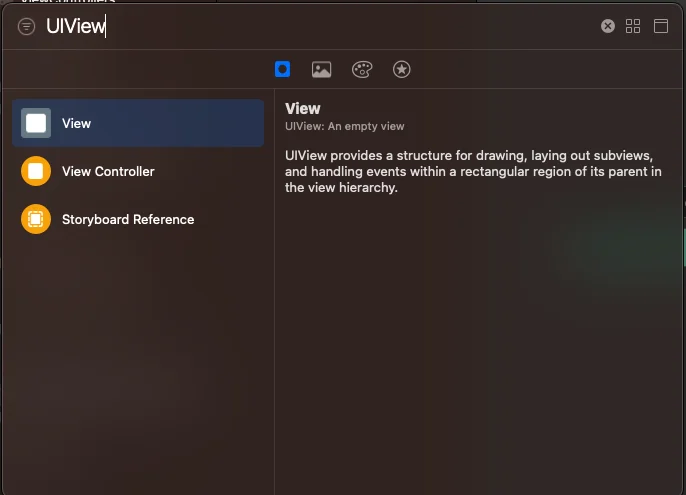 MainInterface.storyboard 中的 UIView