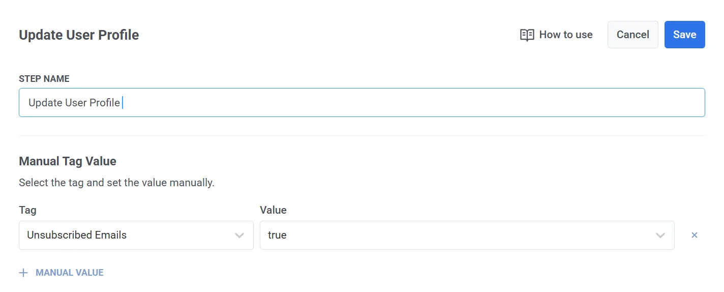 更新用户个人资料