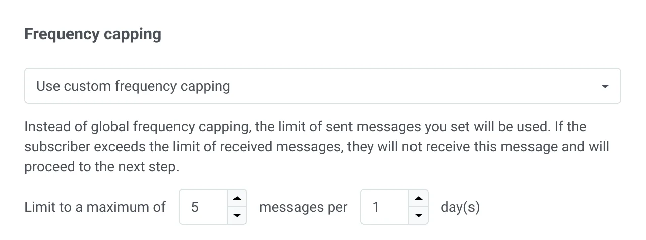 사용자 지정 빈도 제한