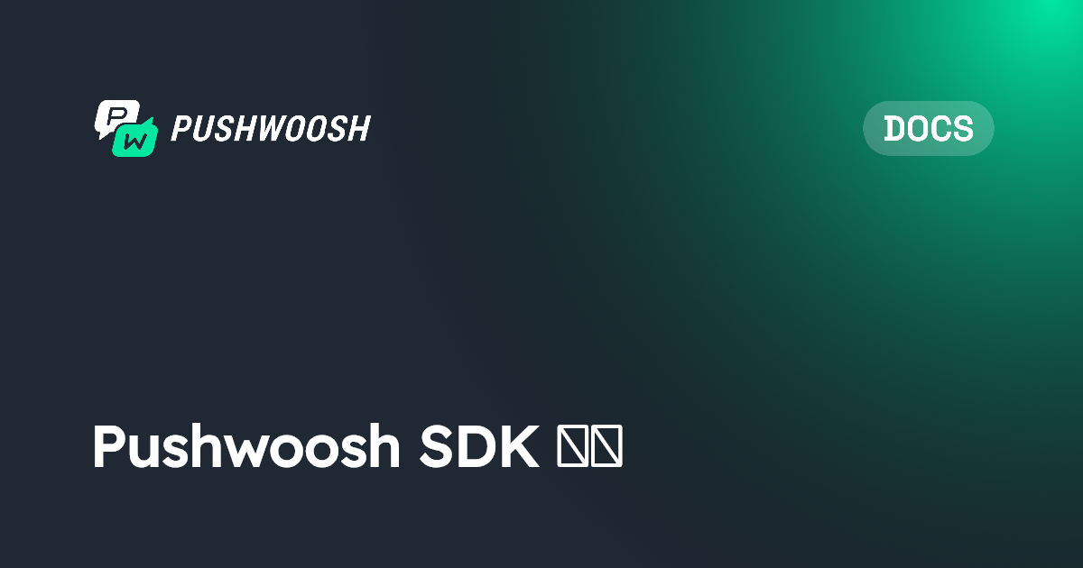 Pushwoosh SDK 통합 | Pushwoosh Documentation