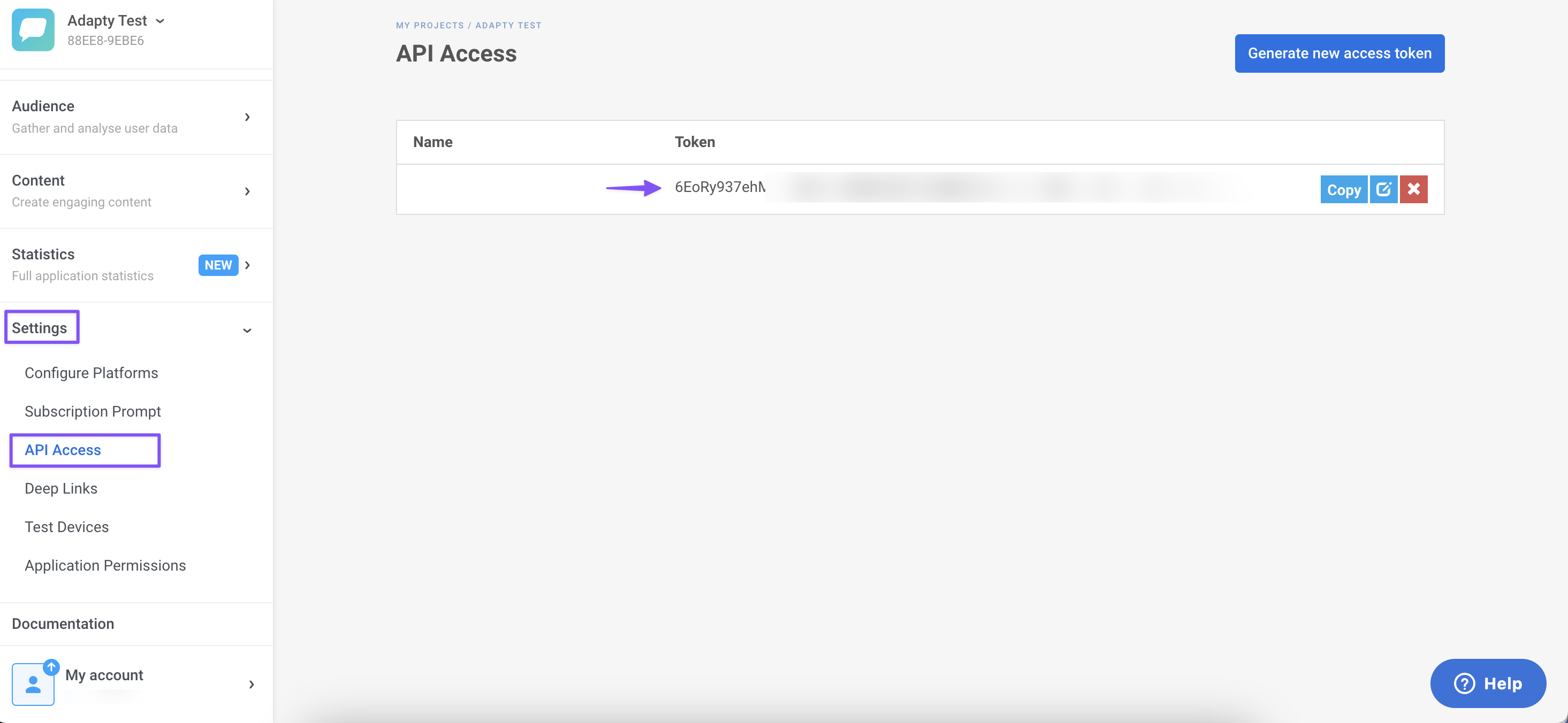 Pushwoosh and Adapty integration - step 3