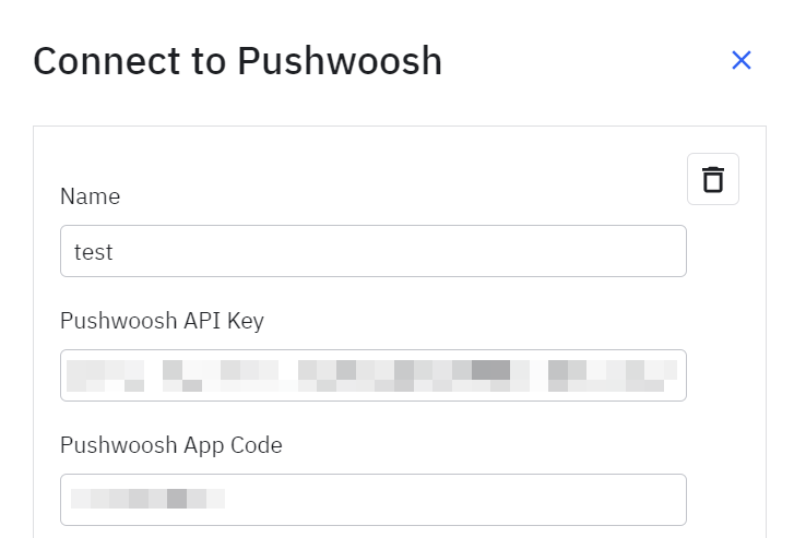 Adding Pushwoosh APi access token and application code