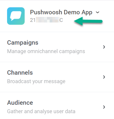 Pushwoosh Application Code