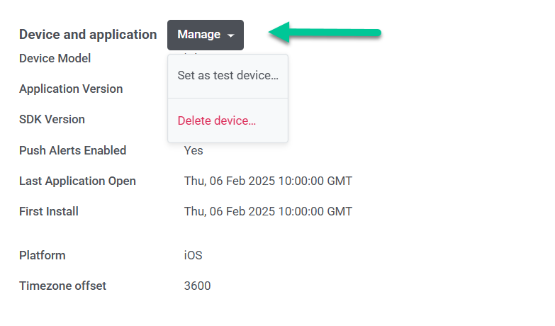 Managing a device