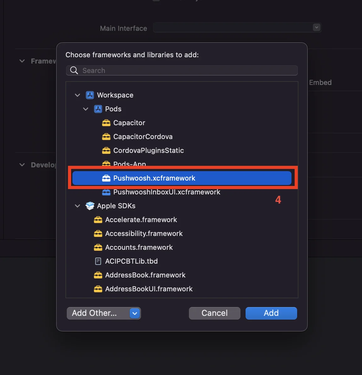 Pushwoosh의 2단계 인증 설정 시작 화면