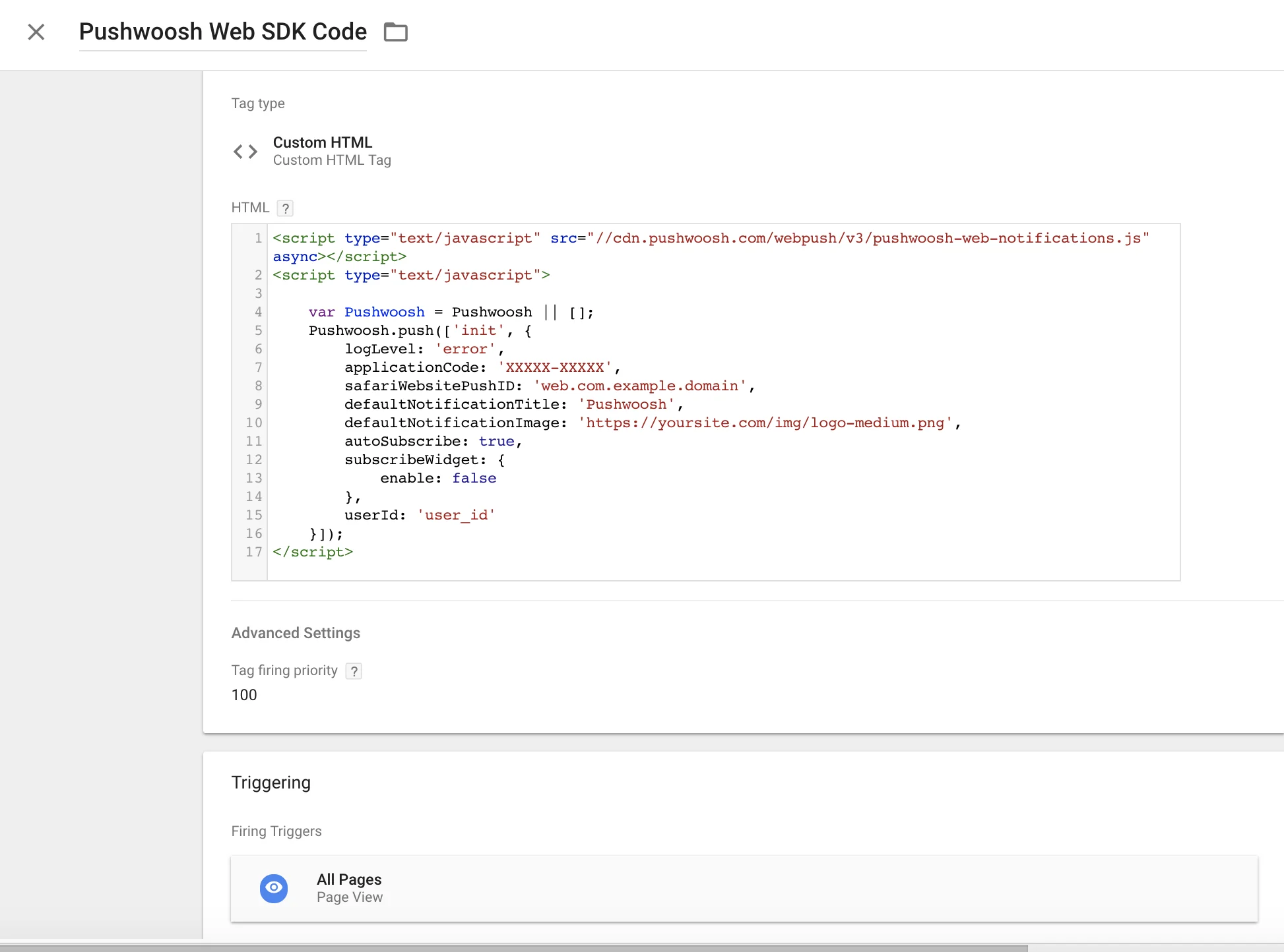 Google Tag Manager 设置